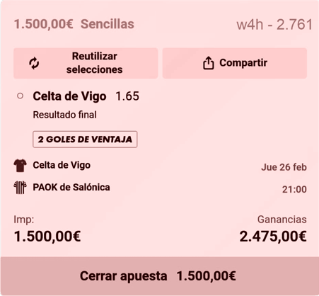Apuesta 2.761