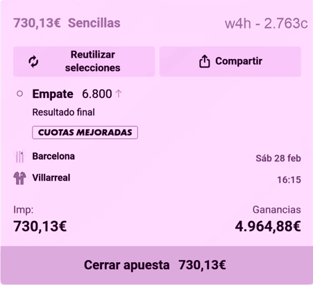 Apuesta 2.763c