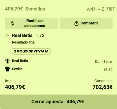 Apuesta 2.767